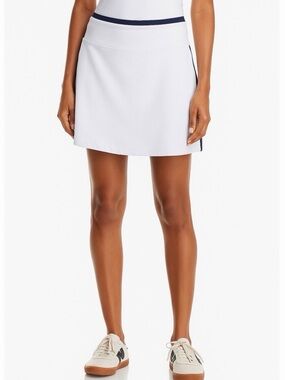 AQUA Athletic White Tennis Golf Skort Skirt NWT